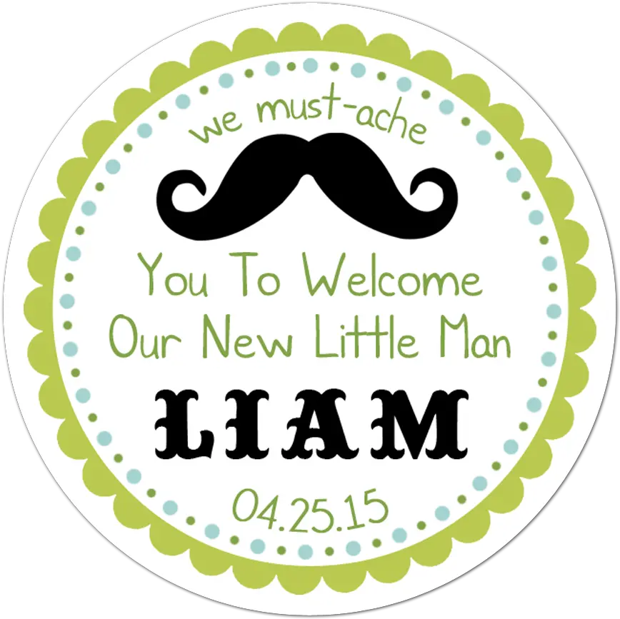 Little Man Baby Shower Clip Art Png Download Full Size Transparent Background Stamp Circle Png Mustach Png