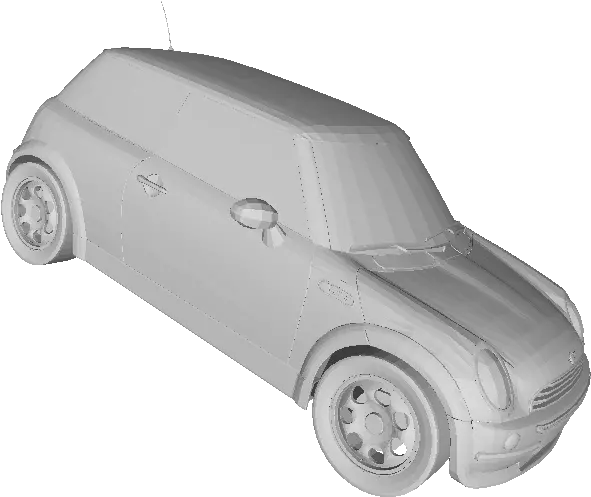 Obj Files A 3d Object Format Mini Cooper 3d Model Stl Png Mini Png