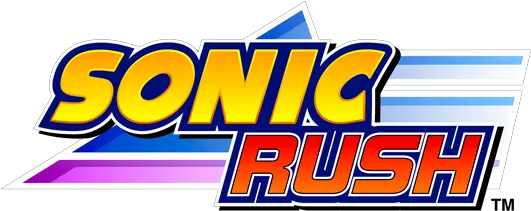 Sonic 25th Anniversary Transparent Sonic Rush Logo Png Sonic Rush Logo