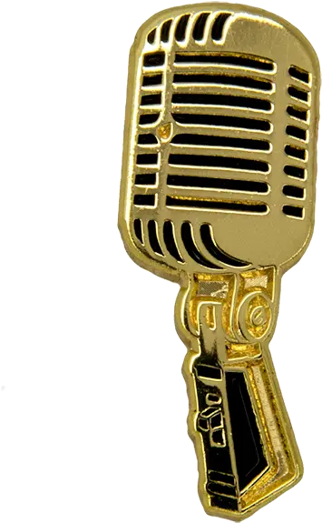 Ruben Hein Special Edition Mic Pin Solid Png Gold Microphone Png