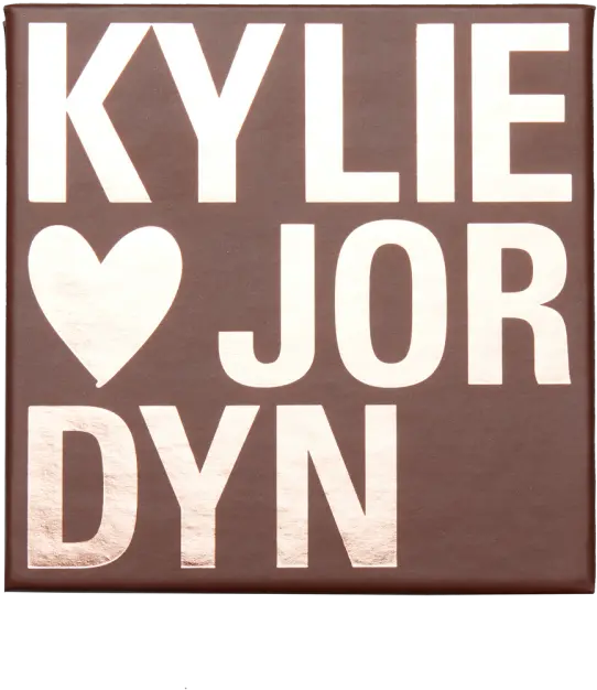 Kylie Cosmetics X Jordyn Highlighter Heart Png Kylie Cosmetics Logo