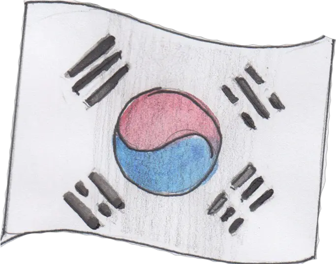 South Korea Flag Flag Of South Korea Hd Png Download South Korea Flag In Circles South Korea Flag Png