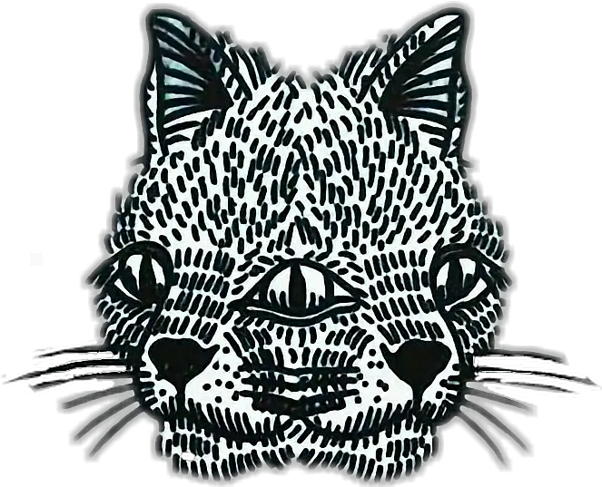 Download Hd Cats Cat Twin Twins Surreal Sticker Tumblr Russian Criminal Tattoo Transparent Png Tumblr Transparent Grunge