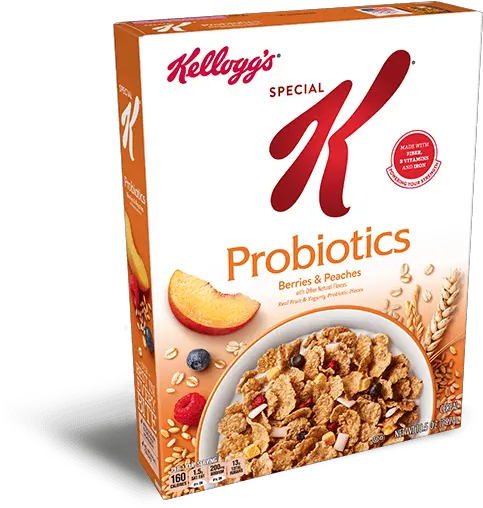 Cereal Probiotics Berries Peaches Special K Peach Cereal Png Cereal Png