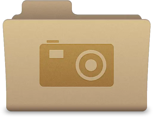 Yellow Pictures Folder Icon Latt For Os X Icons Mac Work Folder Icon Png Gold Camera Icon
