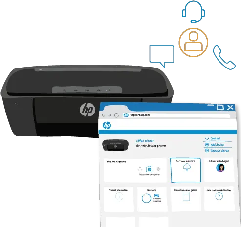 Login To Your Hp Account Support Portable Png Hp Printer Diagnostic Tools Icon