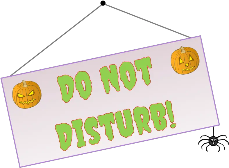 Free Spooky Halloween Hotel Do Not Disturb Role Play Sign Do Not Disturb Sign Spooky Png Do Not Sign Png