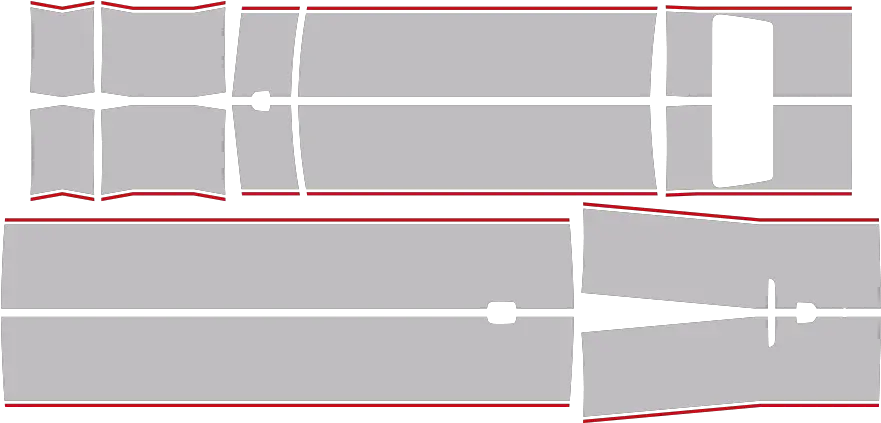 2006 2010 Dodge Charger Rally Racing Dual Stripes Kit Design Style 02 Carmine Png Racing Stripes Png