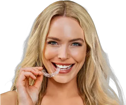 Teeth Straightening With Ez Smile Clear Aligners Australian Blond Png Smile Transparent