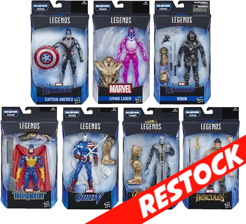 Avengers Endgame Marvel Legends Thanos Baf Set Of 7 Figures Marvel Legends Thanos Wave Png Thanos Head Transparent