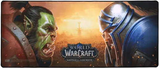 World Of Warcraft Battle For Azeroth Gaming Desk Mat Warcraft Orcs Vs Humans Png Battle For Azeroth Logo