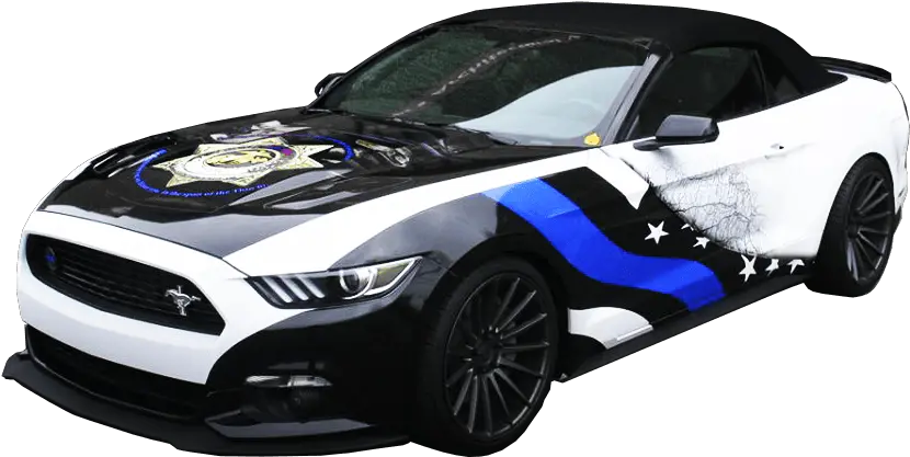 Vehicle Wrapsincthinblueline Vehicle Wraps Inc Thin Blue Line Vinyl Car Wrap Png Thin Blue Line Png