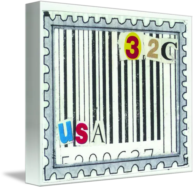 Usa Stamp Cents Upc Code By Lynnette Prock Office Rubber Stamp Png Upc Code Png