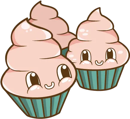 Cupcake Animado Png Transparent Images U2013 Free Cute Cartoon Cup Cakes Cupcakes Png