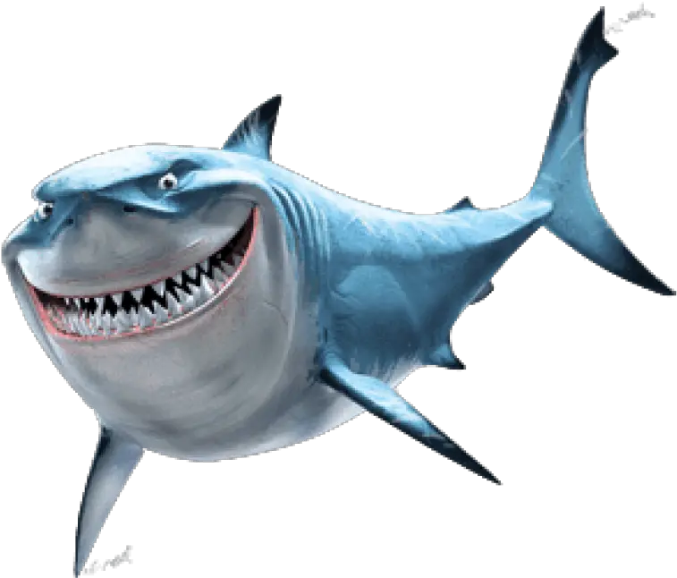 Shark Clipart Transparent Background Bruce Finding Nemo Clipart Png Shark Clipart Transparent Background