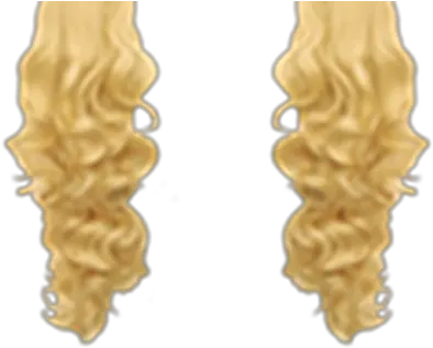 Simple Curly Blonde Hair Extensions Roblox Hair Design Png Blond Hair Png