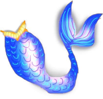Download Hd Mermaid Tail Illustration Png Mermaid Tail Png