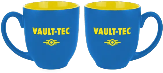 Fallout Mug Vault Tec Twocolor Fallout Hrncek Png Fallout 2 Logo