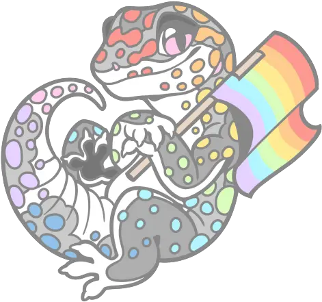 Fursona Pins Leopard Gecko Non Binary Leopard Gecko Art Png Leopard Gecko Png