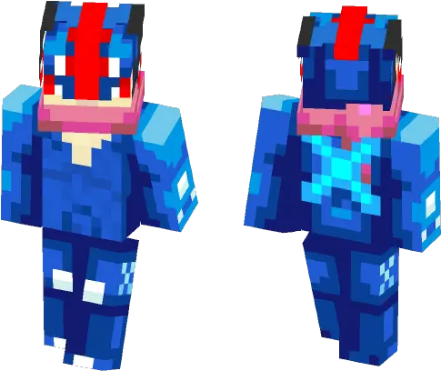 Download Ash Ash Greninja Minecraft Skin Png Greninja Png
