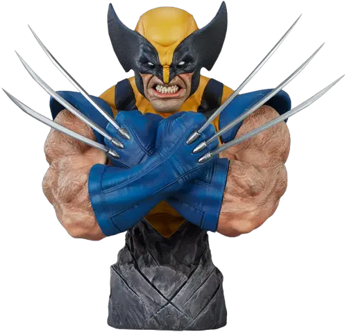 X Men Wolverine 9 Inch Bust Wolverine Bust Png Wolverine Png