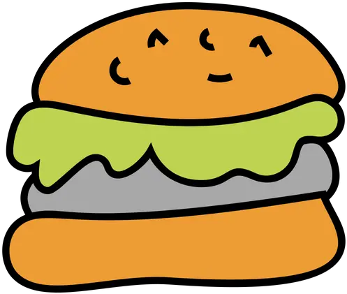 Hamburger Icon Of Doodle Style Available In Svg Png Eps Cheeseburger Hamburger Png