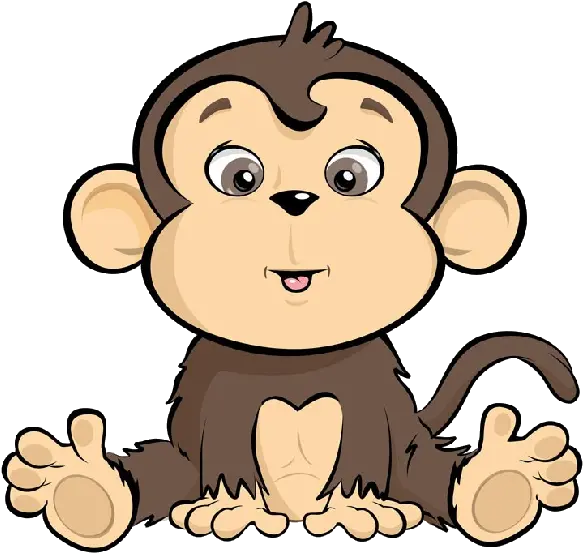 Banner Free Library Ape Clipart Cute Monkey Cartoon Png Monkey Cartoon Png Cute Monkey Png