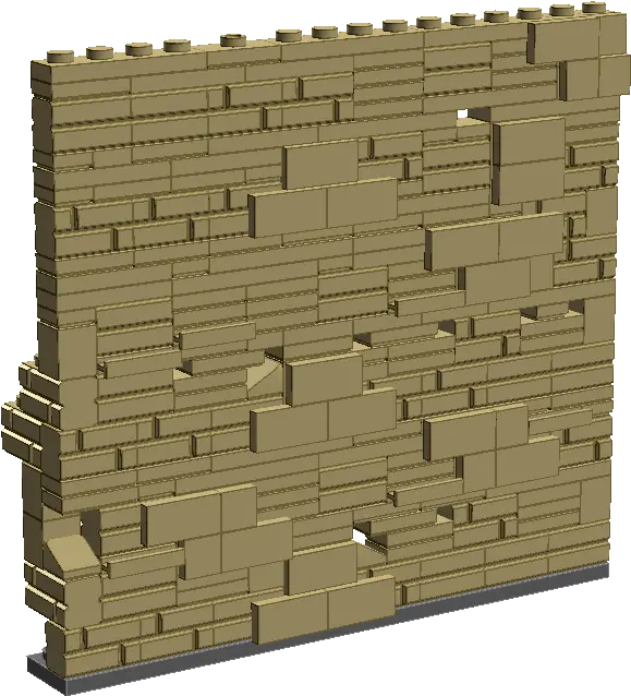 Medieval Broken Wall Stone Bricks Png Broken Brick Wall Png