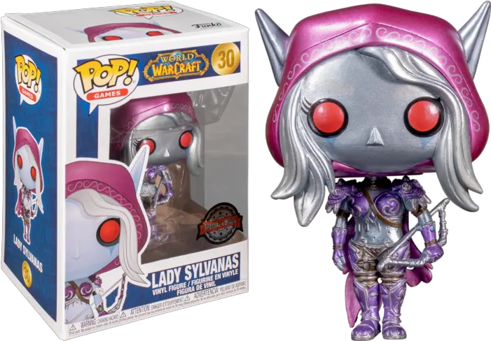 Funko Pop World Of Warcraft Sylvanas Windrunner Blizzard World Of Warcraft Funko Pop Png Overwatch Sylvanas Player Icon