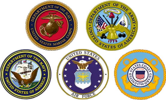 Military Logo Images Free Download United States Military Branches Png Military Png