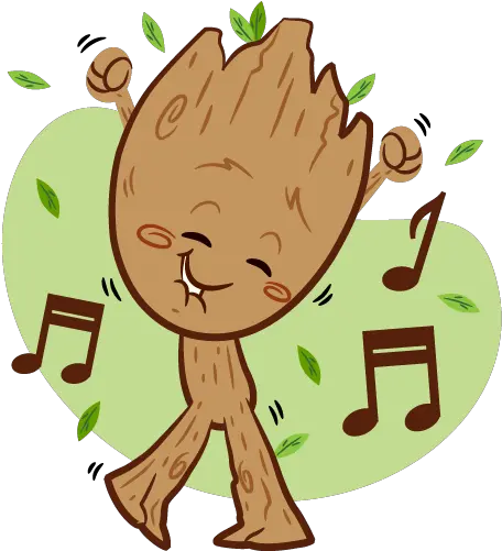 Guardians Of The Galaxy Vol2 Facebook Stickers Groot Sticker Png Groot Png