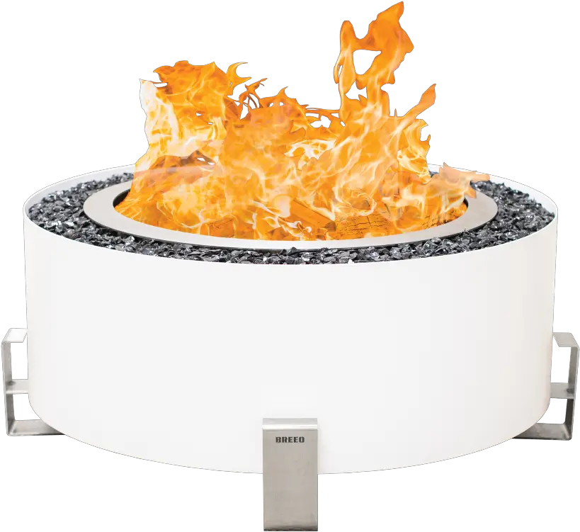 Luxeve Smokeless Fire Pit White River U2013 Breeo Breeo Luxeve White Png Fire Icon For Youtube
