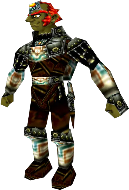 Nintendo 64 Ganondorf Ocarina Of Time Model Png Ganondorf Png