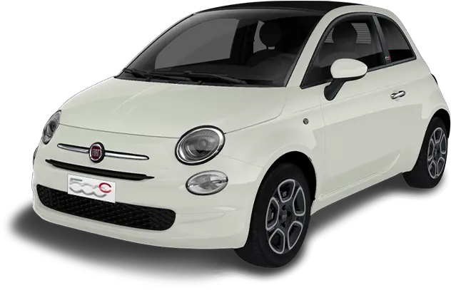 Fiat 500c Club Hybrid Cabrio Fiat 500 Hybrid Cult Png Small Economy Car Icon Pop Brand