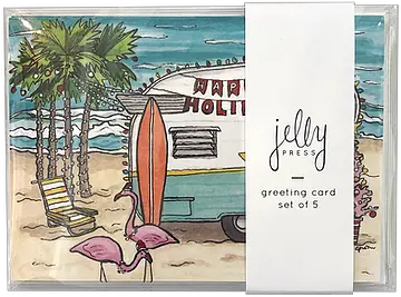 Set Of 5 Happy Holidays Holiday Cards Jellypressnsb Outdoor Furniture Png Happy Holiday Png