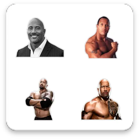 Dwayne Johnson Wastickerapp Boxing Png Dwayne Johnson Png