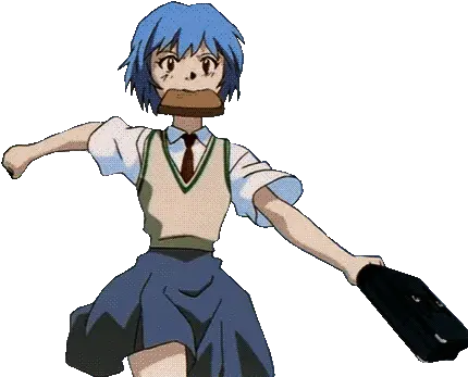 Animated Gif About In Anime Rei Ayanami Gif Png Anime Gif Transparent