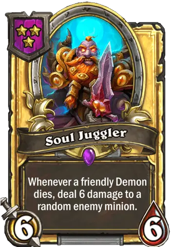 Soul Juggler Hearthstone Cards Out Of Cards Goldgrubber Hearthstone Png Battlegrounds Png