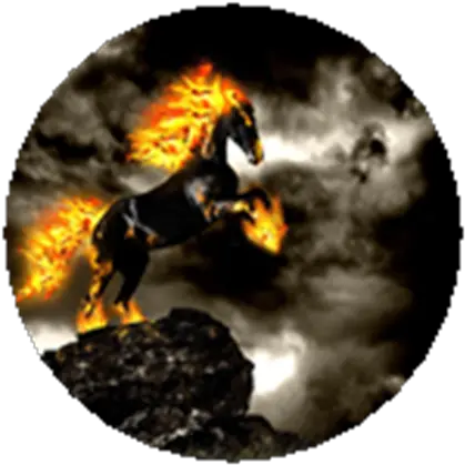 Ghost Rider Horse Roblox Fiery Hell Horse Png Ghost Rider Png