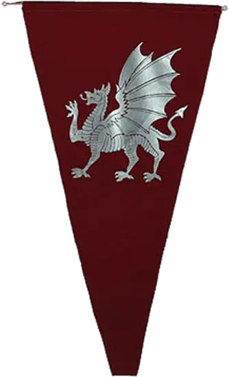 Download Welsh Pendragon Pennant Dragon Png Medieval Banner Png