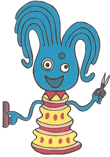 Download Hd Hairdresser Octopus Blue Parappa The Rapper Vocaloid Png Parappa The Rapper Logo