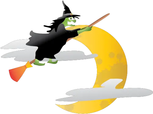 Halloween Moon Scary Witch Icon Moon Png Cartoon Witch Halloween Moon Png