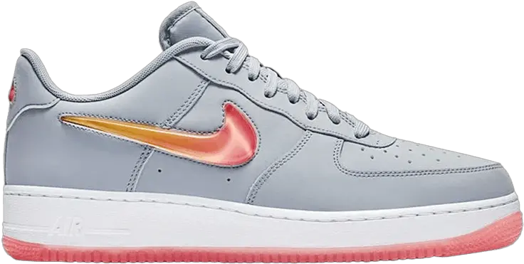 Air Force 1 Jewel U0027obsidian Mistu0027 Nike At4143 400 Goat Nike Jelly Shoes Png Mist Transparent