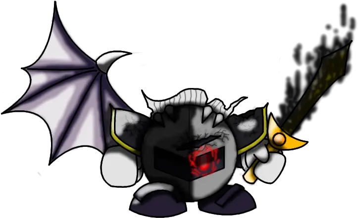 Download Hd Dark Meta Knight By Xoathkeeper D31tqir Dark Dark Meta Knight Transparent Png Meta Knight Png