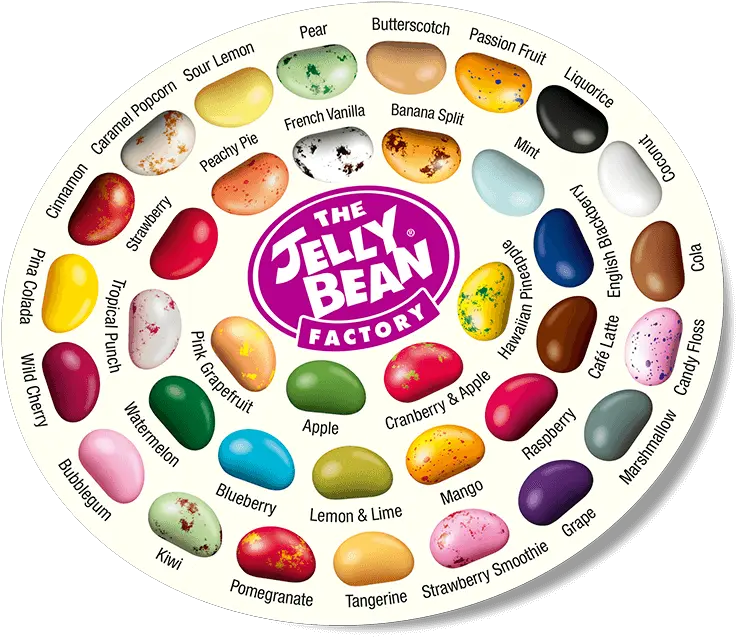 Jelly Bean Factory Jelly Bean Factory 36 Huge Flavours Png Jelly Bean Logo