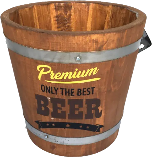 Wooden Bucket Plywood Png Beer Bucket Png