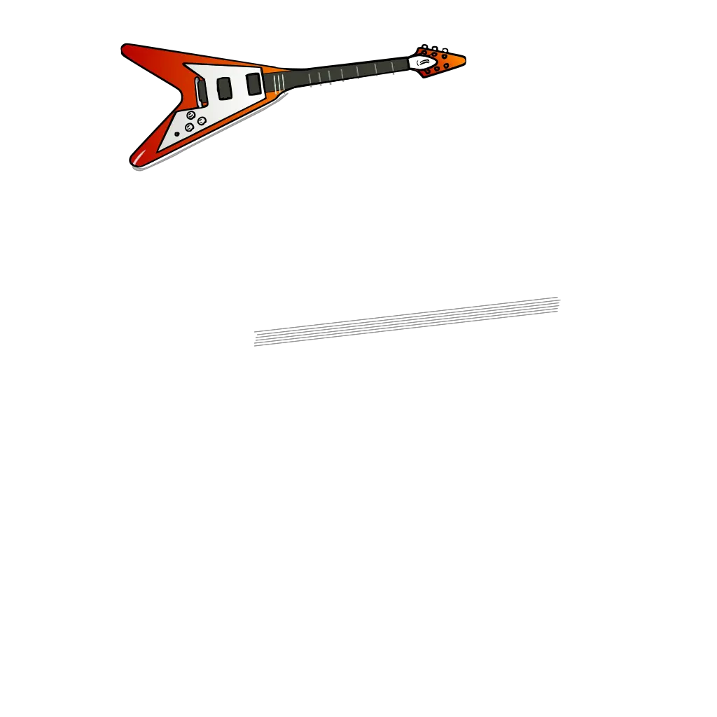 Flying V Guitar Png Svg Clip Art For Web Download Clip Flying V Guitar Cartoon Electric Guitar Png