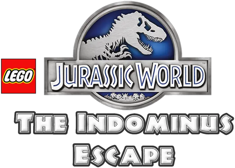 The Indominus Lego Jurassic World The Indominus Escape Logo Png Jurassic Park Logo Black And White