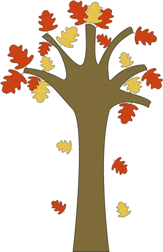 Fall Leaves Falling From A Tree Real Fall Tree Leaves Clipart Png Fall Trees Png