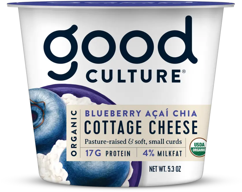 Good Culture Organic Cottage Cheese Low Sodium Snacks Good Culture Cottage Cheese Strawberry Png Product Png